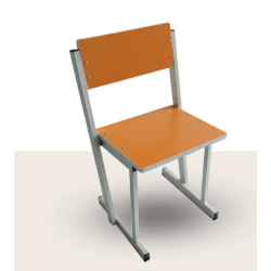 "صندلی MDF با پایه T | مناسب مدارس دبیرستان | کد C-303"