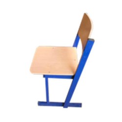 صندلی MDF، پایه T، کفی قوس‌دار، پشتی قوس‌دار