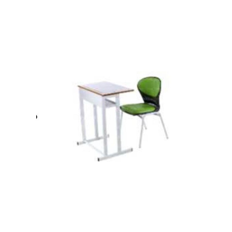 میز و صندلی تکنفره صدفی پایه لولهای | کد BS-399 | نیمکتمون میز و صندلی تکنفره صدفی پایه لولهای | کد BS-399 | نیمکتمون
