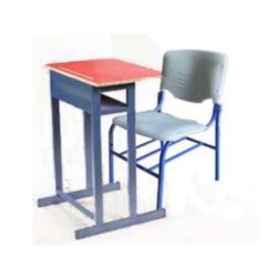 میز چهارپایه و صندلی تک‌نفره فایبرگلاس جدا | کد BF-503 | نیمکتمون