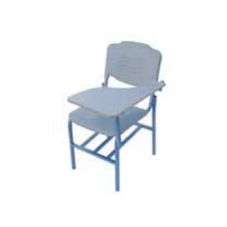 صندلی آموزشی فایبرگلاس طوسی | کد CS-09 | خرید صندلی مدرسه و آموزشگاه