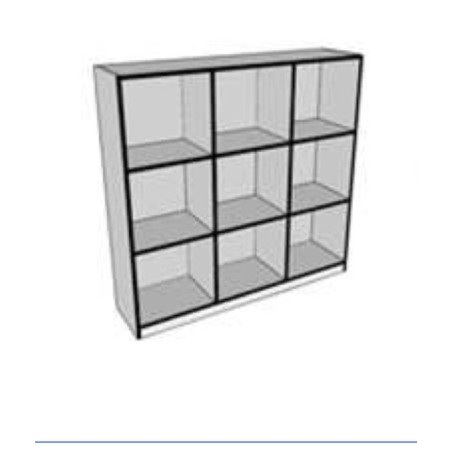 قفسه مهدکودک ۹ تایی |قفسه مهدکودک|تجهیزات آموزشی مهدکودک|مبلمان مهدکودک