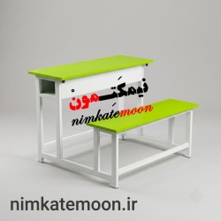قیمت و خرید میز و نیمکت دو نفره مدرسه-میز و نیمکت دو نفره ساده قیمت  خرید میز و نیمکت ساده دو نفره  نیمکت سه‌نفره ساده متصل  نیم