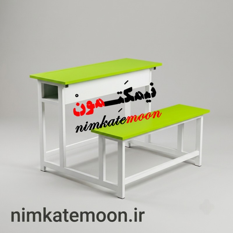 قیمت و خرید میز و نیمکت دو نفره مدرسه-میز و نیمکت دو نفره ساده قیمت  خرید میز و نیمکت ساده دو نفره  نیمکت سه‌نفره ساده متصل  نیم